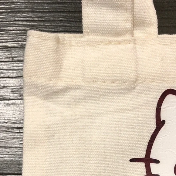 Cute Character Canvas Mini Tote Bag - Picture 2 of 16